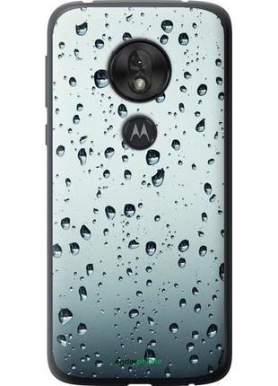 Чехол на motorola moto g7 play стекло в каплях "848u-1656-10746"