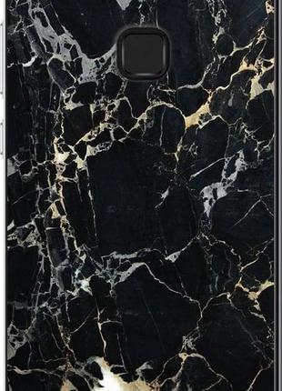 Чехол на huawei p10 lite черный мрамор "3846u-896-10746"