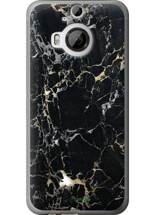 Чохол на htc one m9 plus чорний мармур "3846u-134-10746"