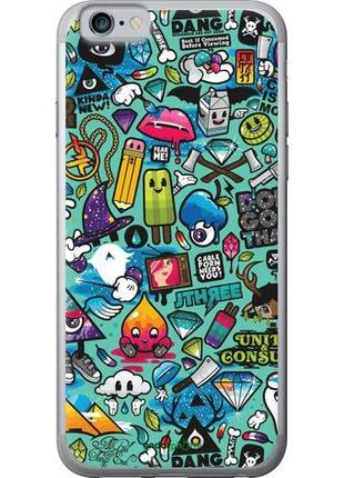 Чехол на iphone 6s стикер бомбинг 1 "693u-90-10746"