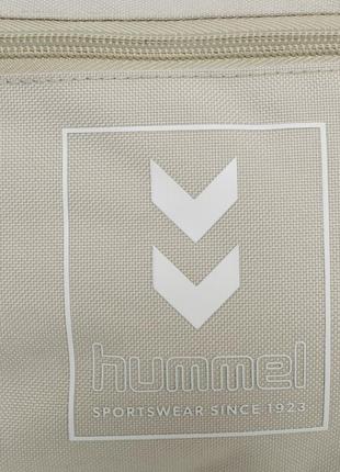 Мужская сумка на пояс, бананка из полиэстера hummel bum bag светло-серая3 фото