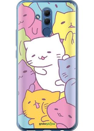 Чехол на huawei mate 20 lite котики "2534u-1575-10746"