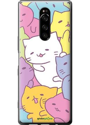 Чехол на sony xperia xz4 котики "2534u-1623-10746"