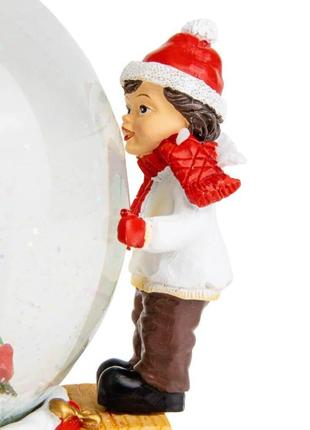 Снігова куля "новорічна диво", куля зі снігом, декор на новий рік, новорічний декор