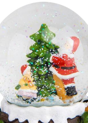 Снежный шар "новогодняя феерия", шар со снегом, декор на новый год, новогодний декор