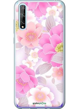 Чехол на huawei p smart s цвет яблони "2225u-1813-10746"