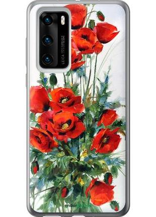 Чехол на huawei p40 маки "523u-1840-10746"
