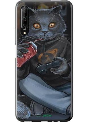 Чехол на huawei p smart pro gamer cat "4140u-1906-10746"