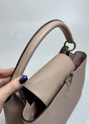 Сумка louis vuitton capucines мм, натуральна шкіра2 фото