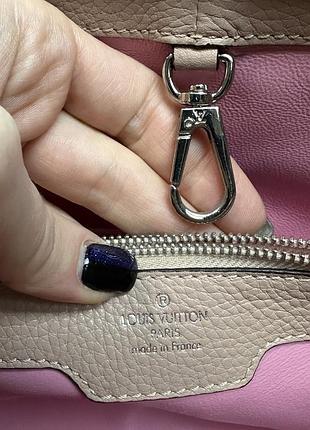 Сумка louis vuitton capucines мм, натуральна шкіра4 фото