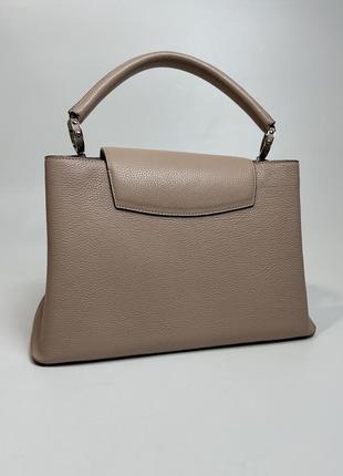 Сумка louis vuitton capucines мм, натуральна шкіра7 фото