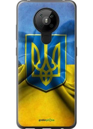 Чехол на nokia 5.3 флаг и герб украины 1 "375u-2102-10746"