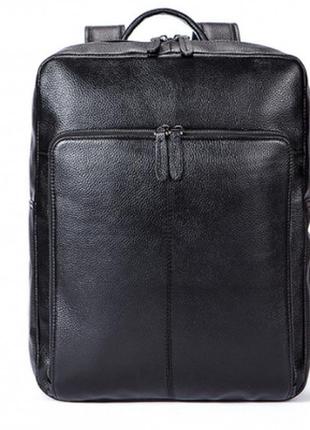 Рюкзак мужской кожаный черный buffalo bags shim7115-black