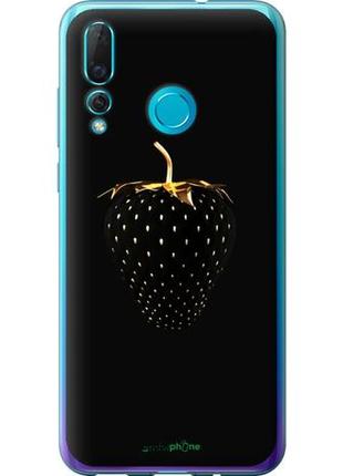 Чехол на huawei nova 4 черная клубника "3585u-1632-10746"