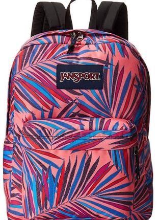 Молодежный рюкзак из полиэстера 25l jansport superbreak разноцветный1 фото