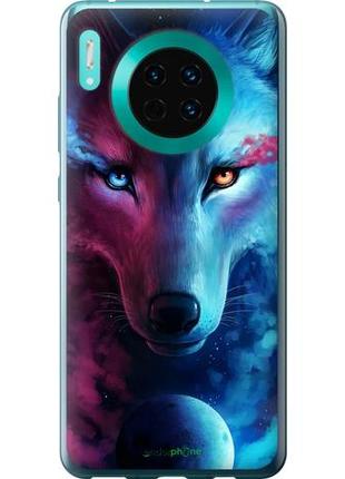 Чехол на huawei mate 30 арт-волк "3999u-1773-10746"