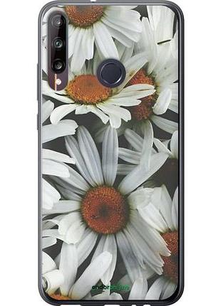 Чехол на huawei p40 lite e ромашки v2 "2699u-1875-10746"