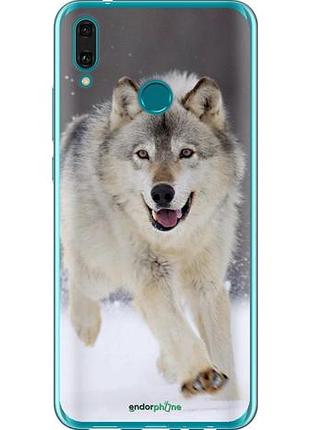 Чохол на huawei y9 2019 втікає вовк "826u-1602-10746"