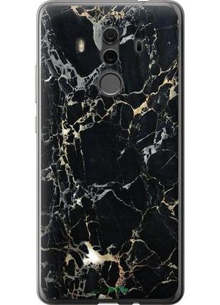 Чехол на huawei mate 10 pro черный мрамор "3846u-1138-10746"