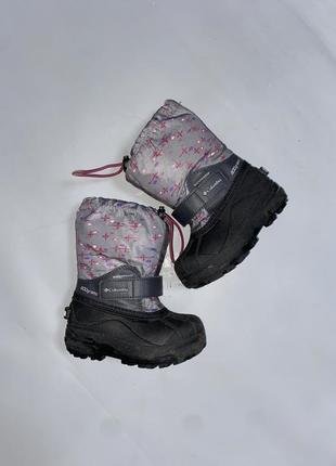 Дитячі зимові черевики columbia1 фото