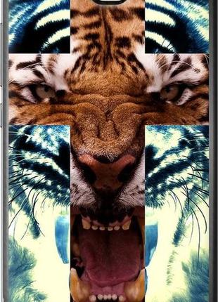 Чехол на huawei enjoy 5 злой тигр "866u-475-10746"