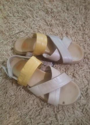 Босоніжки повнісю натуральна шкіра