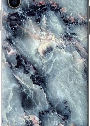 Чехол на silicone case для iphone xs / x мрамор "3479u-1557-10746"