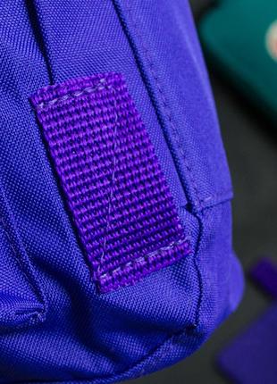 Маленький однотонний рюкзак kånken mini світло рожевого кольору розмір 27*21*10 (7l)6 фото