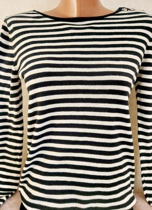 Шикарный стильный свитерок "морячка"2 фото