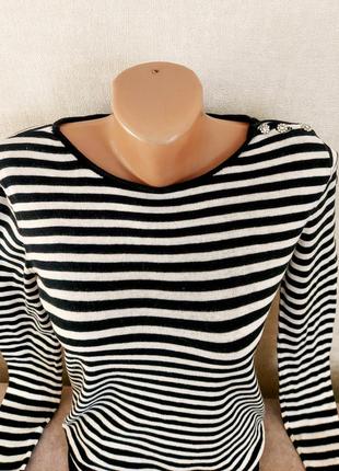 Шикарный стильный свитерок "морячка"4 фото