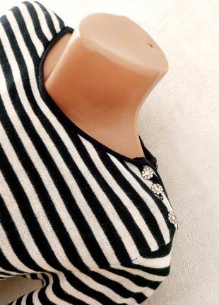 Шикарный стильный свитерок "морячка"5 фото