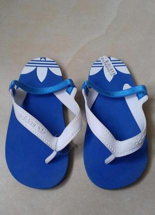 Шльопанці, в'єтнамки adidas з гумкою р. 23 оригінал