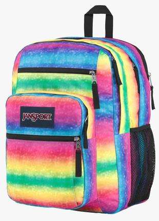 Вместительный женский рюкзак из полиэстера 34l jansport backpack big student радужный