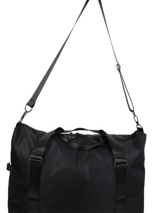 Дорожно-спортивная сумка из нейлона 30l fashion sport черная7 фото