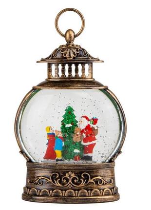 Снігова куля "казкова мить", куля зі снігом, декор на новий рік, новорічний декор