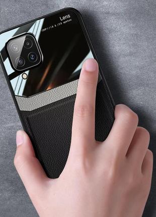 Стильний чехол lens tpu для телефона samsung galaxy a22 a225 чохол на самсунг галакси а22 бампер мужской4 фото