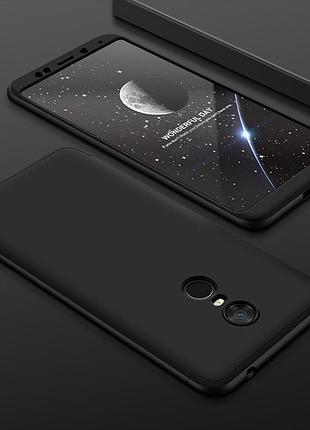 Надійний чехол gkk full cover для телефону xiaomi redmi 5 захист 360 на ксиоми сяоми редми оригінальний