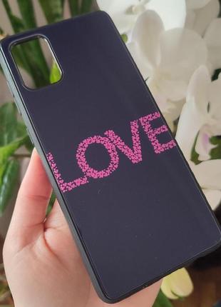 Чохол love для телефона samsung galaxy a71 sm-а715f чохол бампер із серцем на самсунг гелексі а71 любовний3 фото