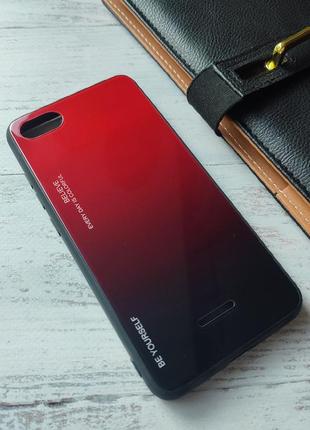 Чехол gradient для телефону xiaomi redmi 6a на сяоми ксиоми редми  6а бампер із загартованого скла градієнтний2 фото