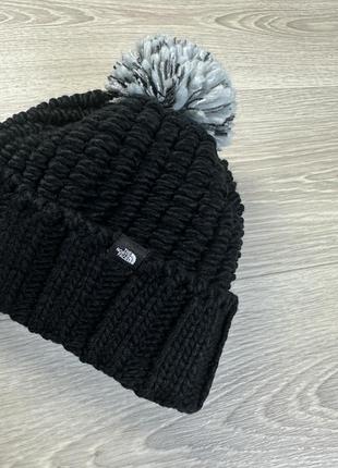 Жіноча чорна зимова шапка thе nоrth fаce2 фото