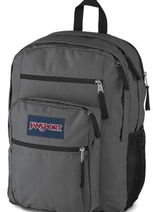 Чоловічий міський рюкзак з поліестеру 34l jansport backpack big student сірий