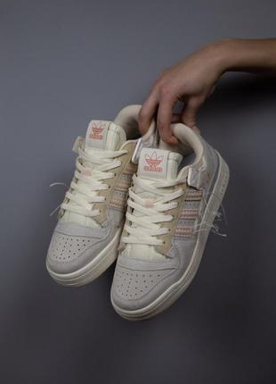 Adidas forum 84 low “off white” grey beige