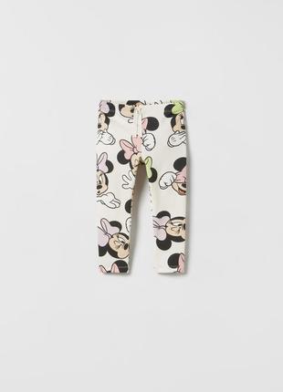 Лосины леггинсы из микки минные маус зара zara minnie mouse 110.1166 фото