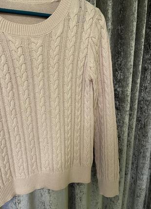 Нежно-розовый свитер h&amp;m, s7 фото