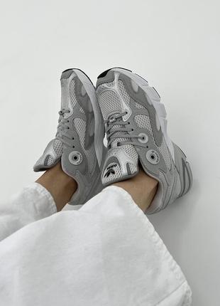 Неймовірні жіночі кросівки adidas astir grey silver сірі3 фото