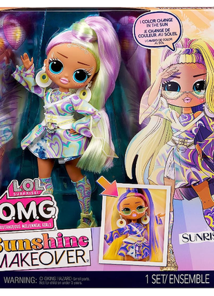 Lol surprise omg sunshine color change sunrise fashion doll.