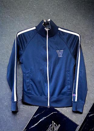 Champion villanova винтажная олимпийка, спортивная куртка s