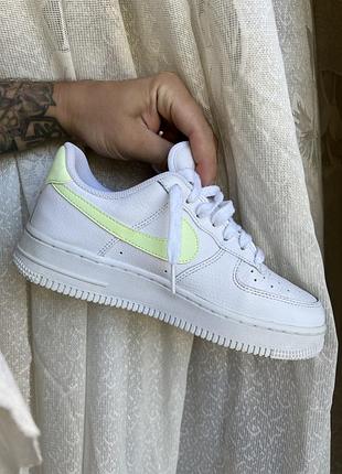Кроссовки кожа натуральная nike air force wmns 1 оригинал размер 37 37,5