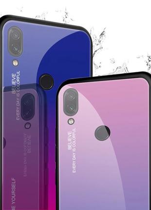 Чохол gradient для телефона xiaomi redmi note 7 на саомі ксіоміредами ноті нот 7 бамперів7 фото