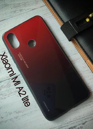 Чехол gradient для телефону xiaomi mi a2 lite на сяоми ксиоми редми мі а2 лайт загартоване скло градієнтний